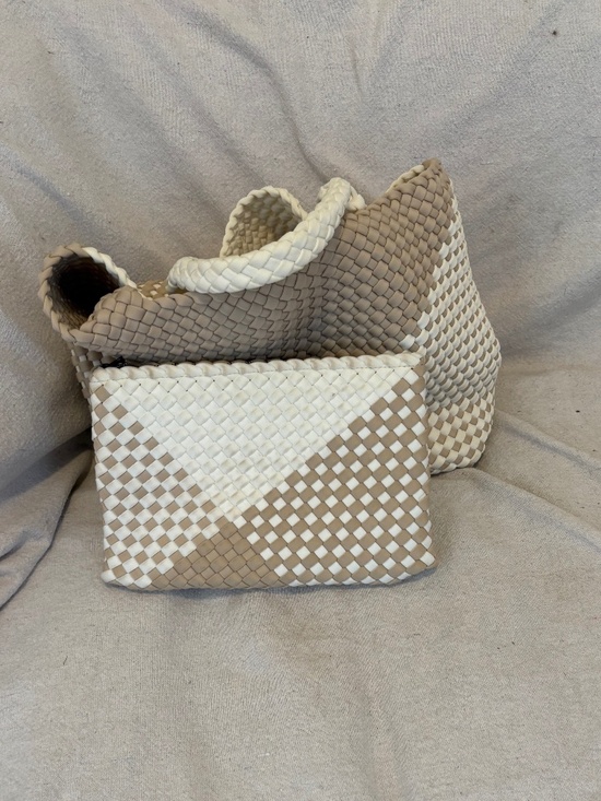 Handbags - Naghedi Two Tone Medium St Barths